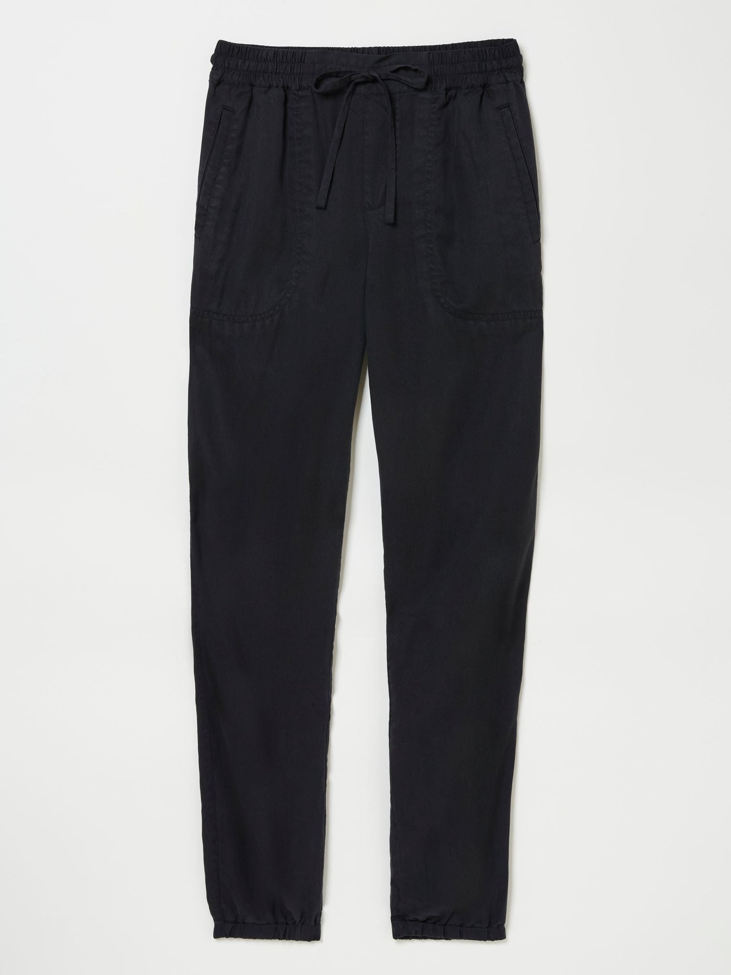 Yorteeza Black Cuffed Trouser - Yorteeza