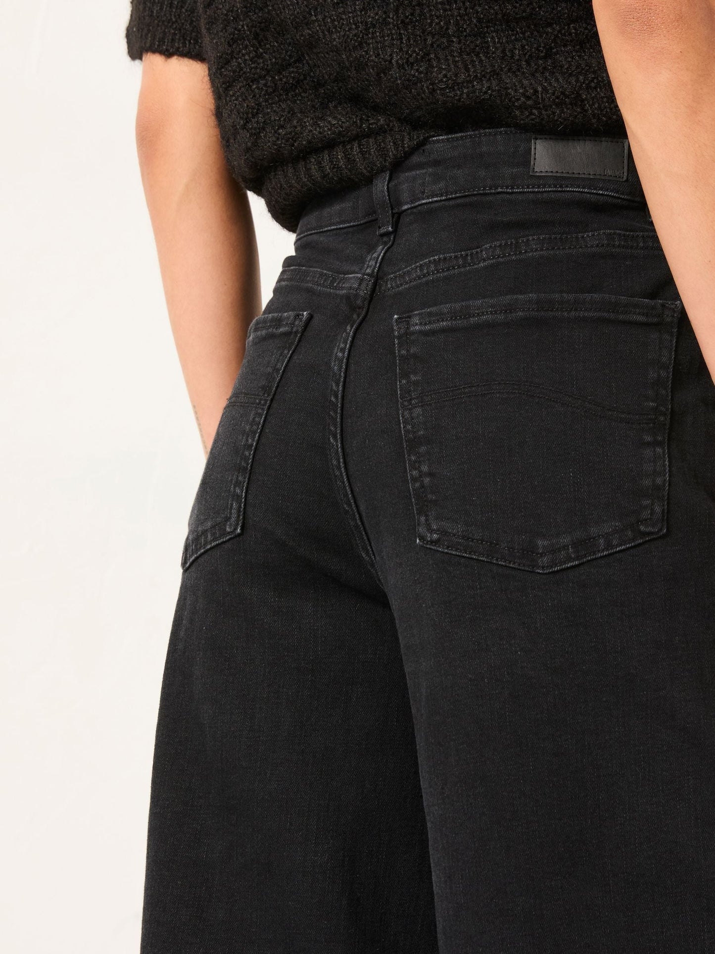 Yorteeza Casual Blue Wide Leg Jeans