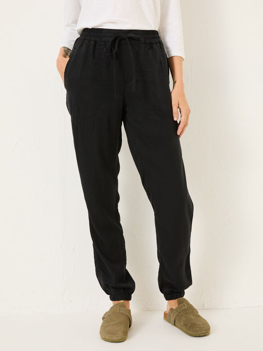 Yorteeza Black Cuffed Trouser