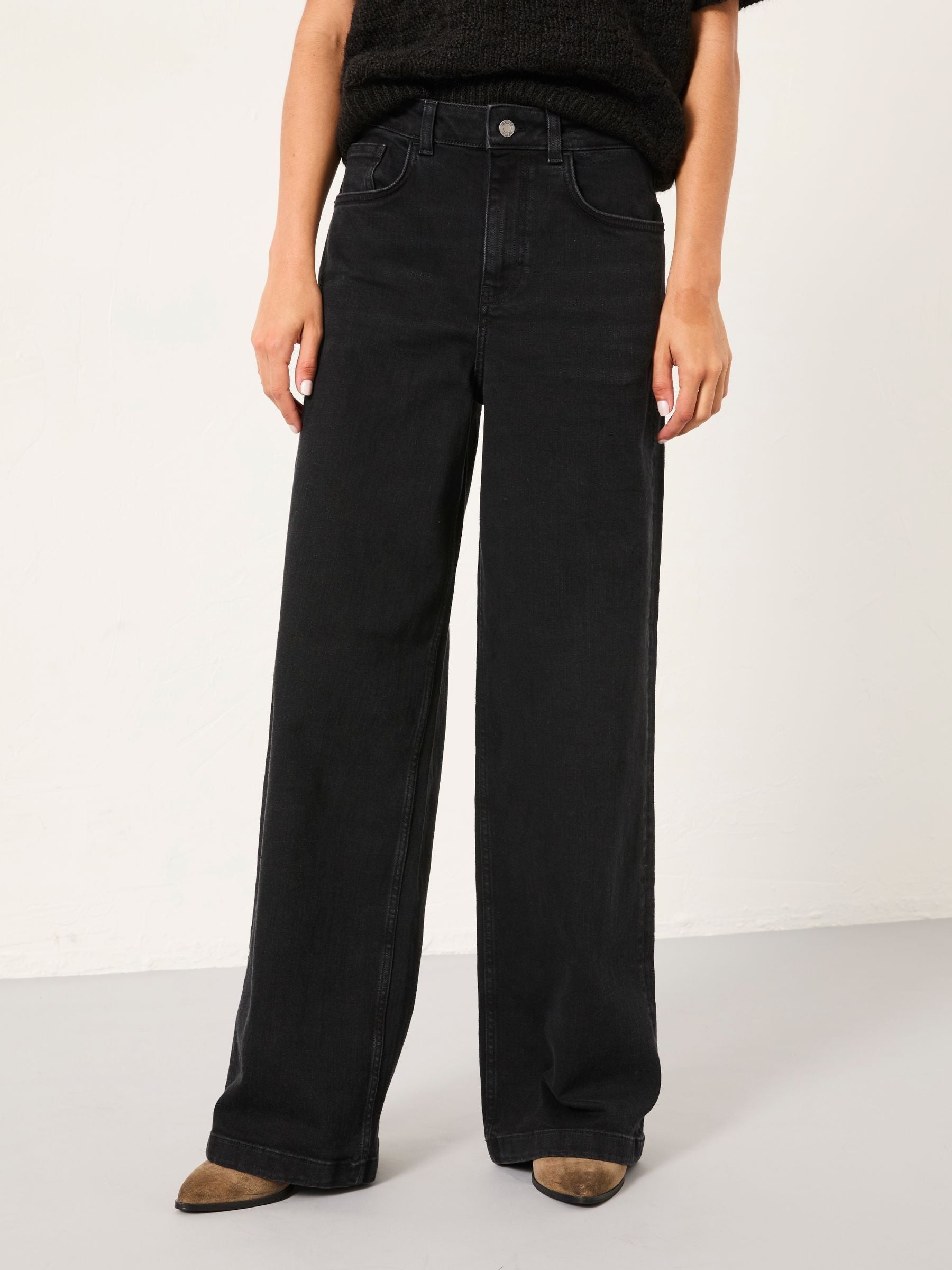 Yorteeza Casual Blue Wide Leg Jeans - Yorteeza