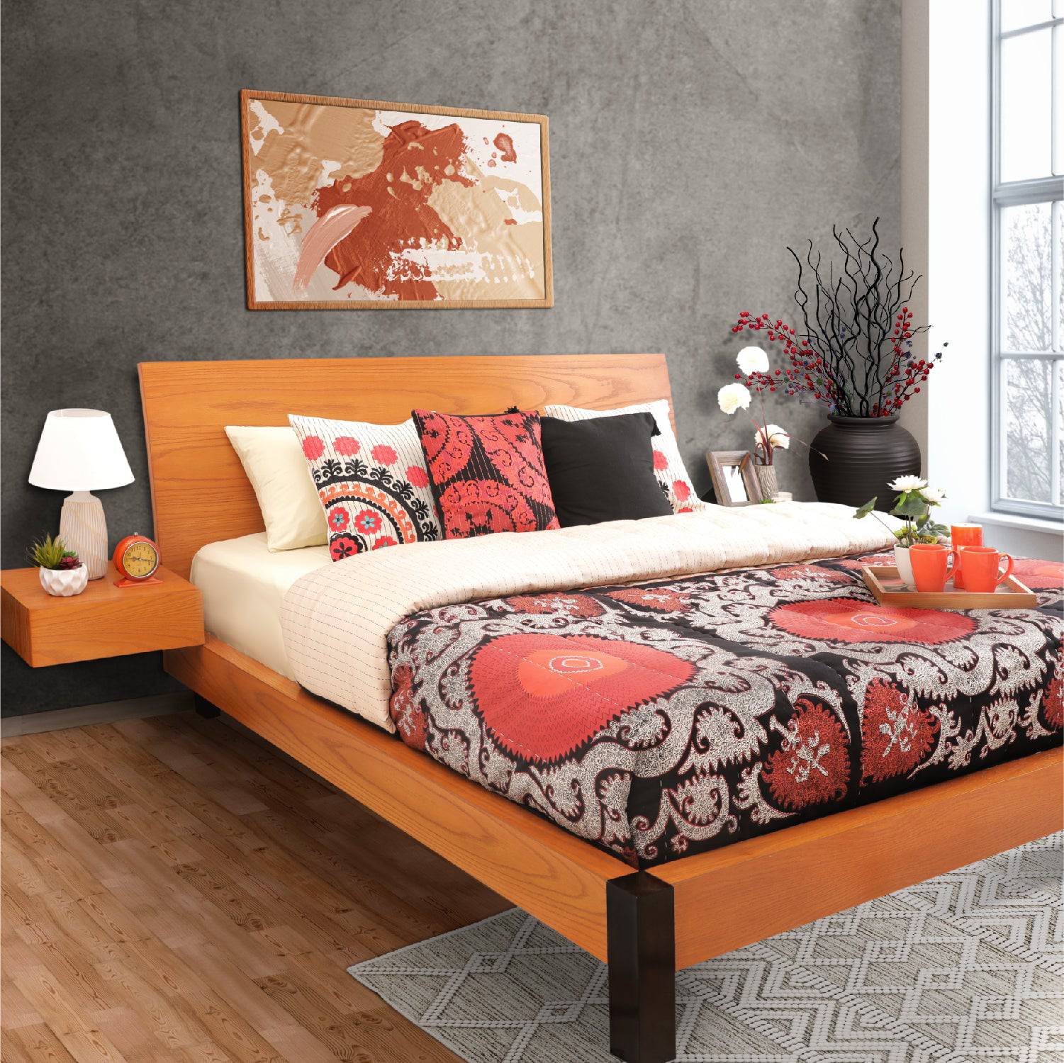 Yorteeza Harry King Sized Bed Set