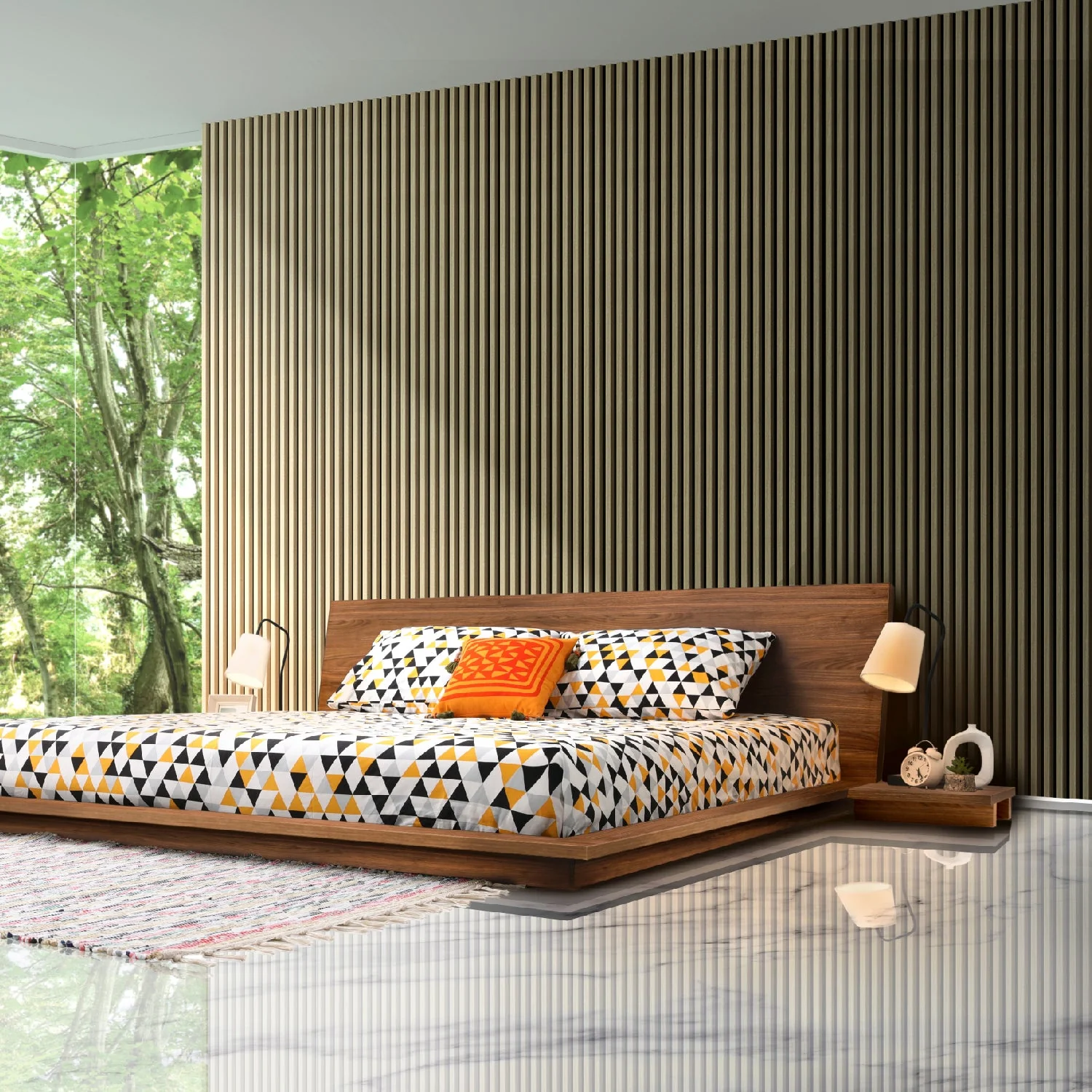 Yorteeza Vincent KING Size Bed Set