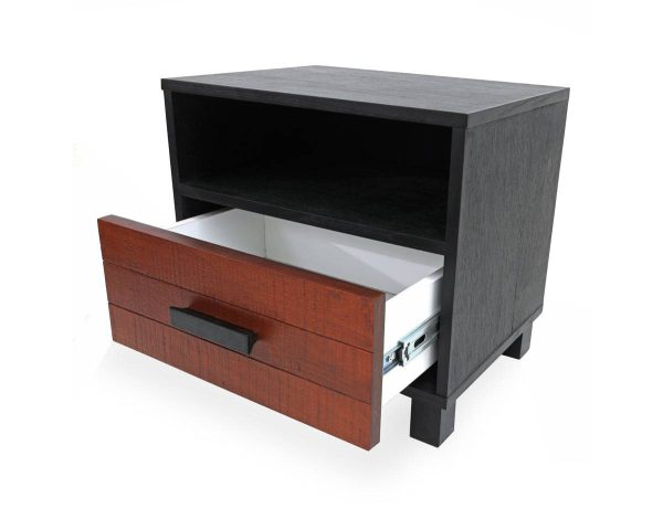 Yorteeza Morris X Bed with 2 Side Tables Set - Image 3